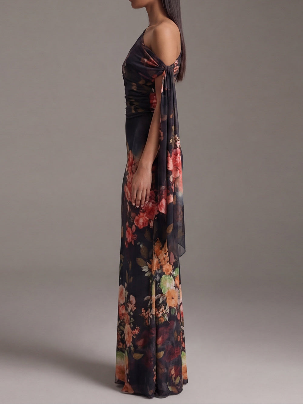 Robe Tamsin à Une Épaule