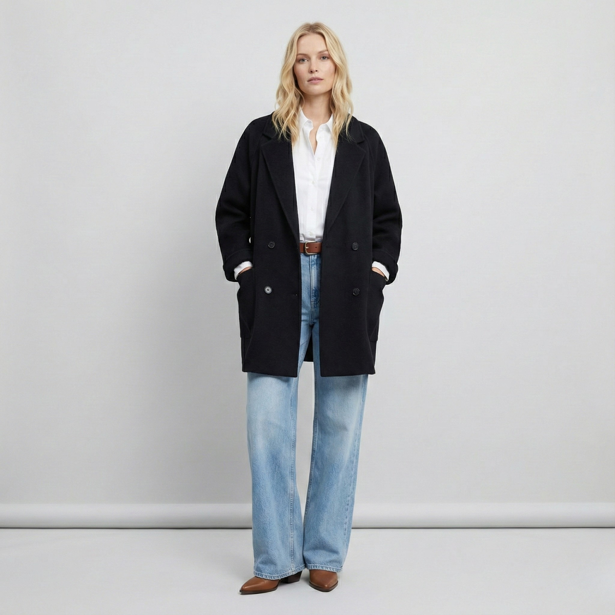 Manteau en laine Amory