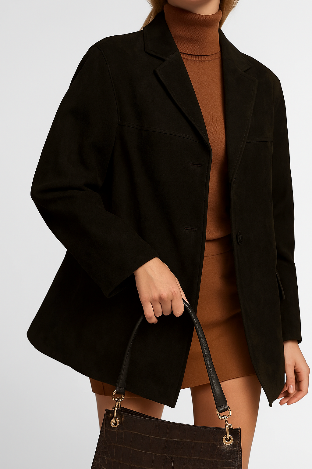 Veste classique en suède Paris