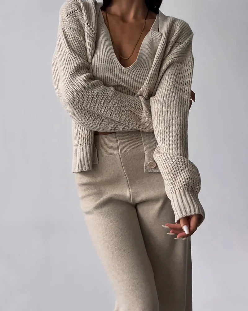 Ensemble Tricoté Élégant