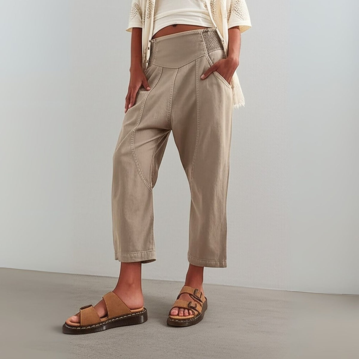 Pantalon Fluence à jambe large