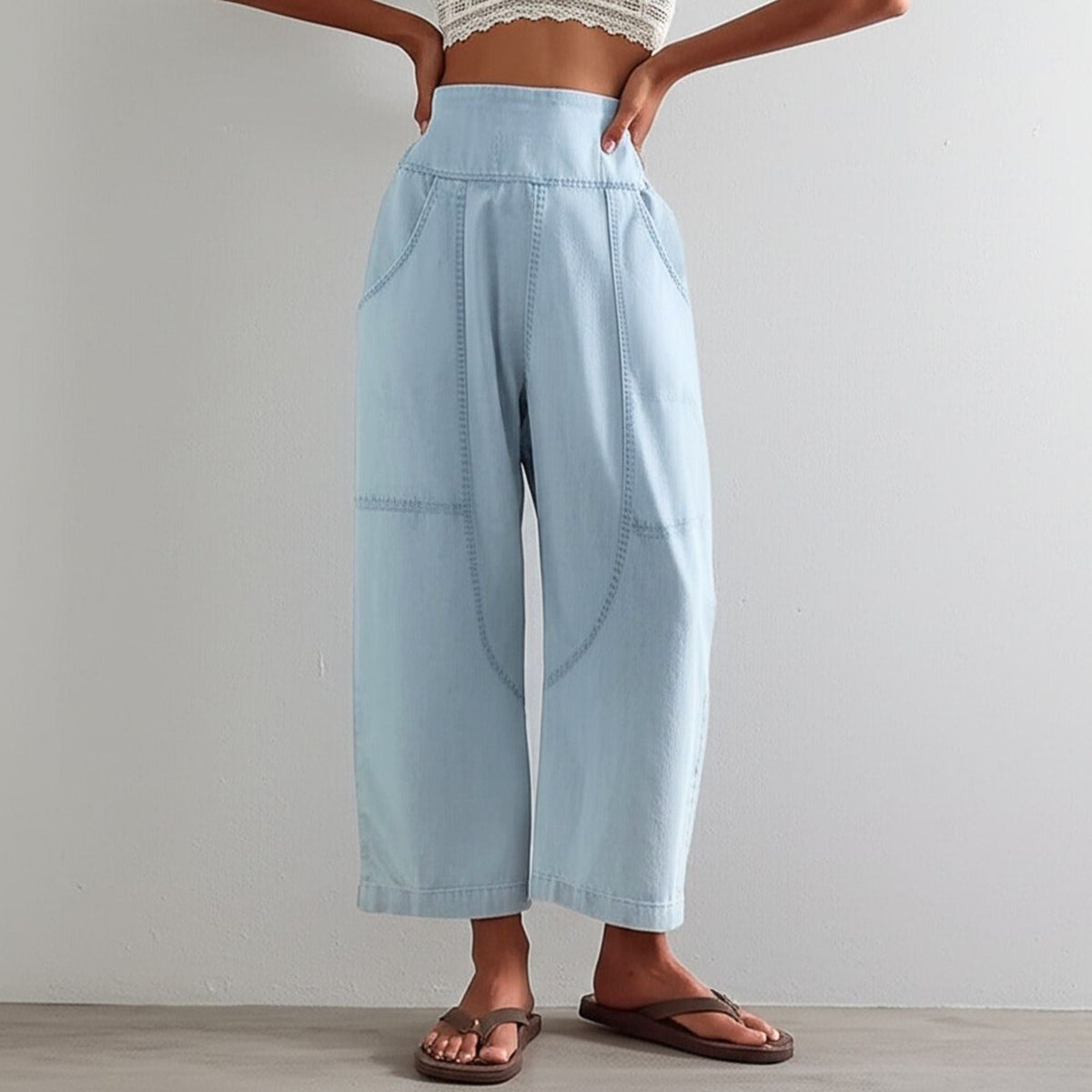 Pantalon Fluence à jambe large