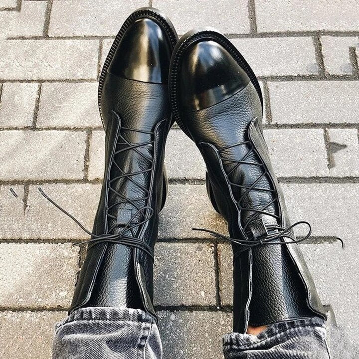 Solène | Bottines montantes à lacets
