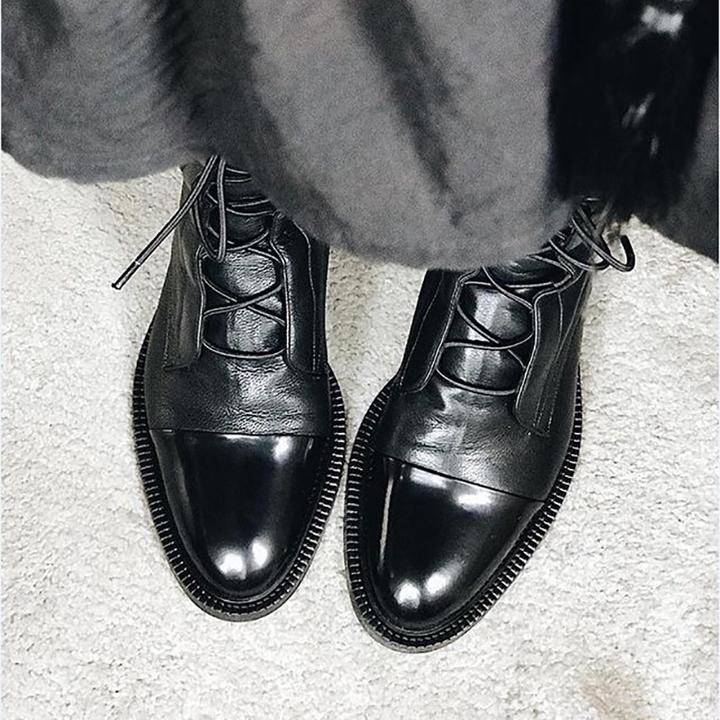 Solène | Bottines montantes à lacets