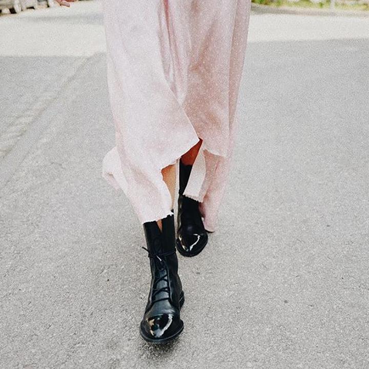 Solène | Bottines montantes à lacets
