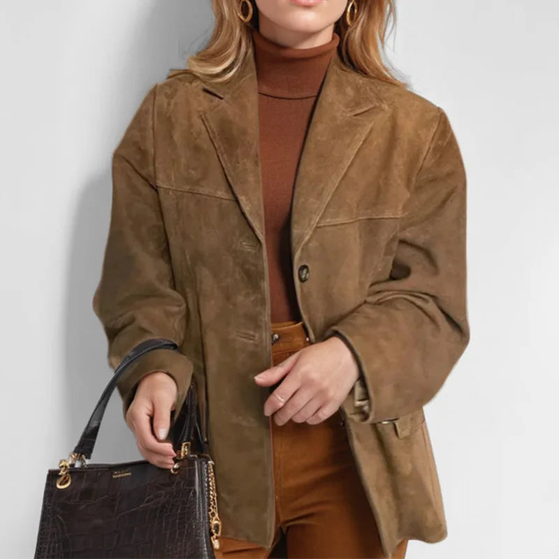 Veste classique en suède Paris
