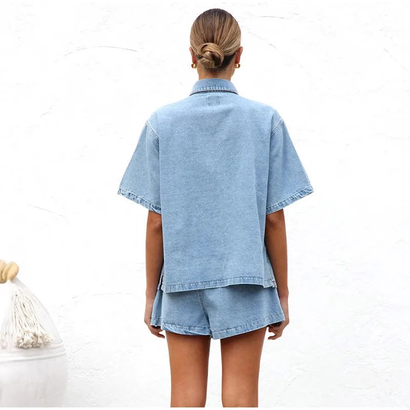 Ensemble en denim 2 pièces Olivia