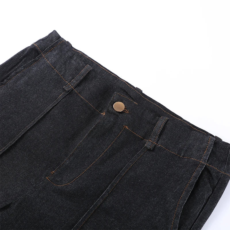Ensemble en denim à boutons Marenza