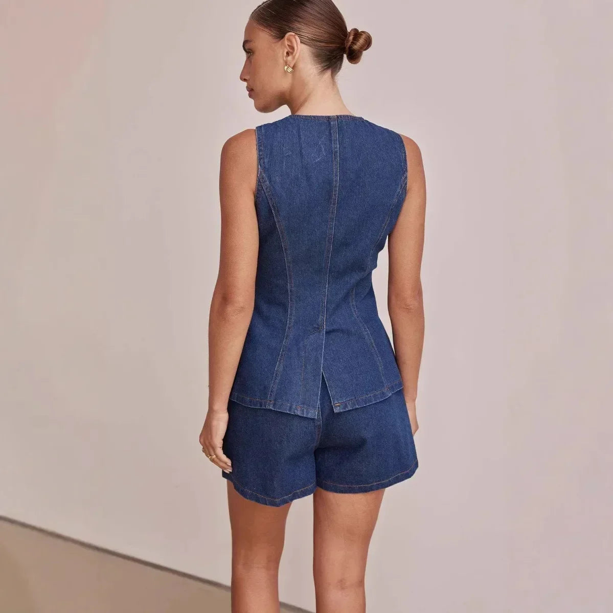 Ensemble en denim 100 % coton