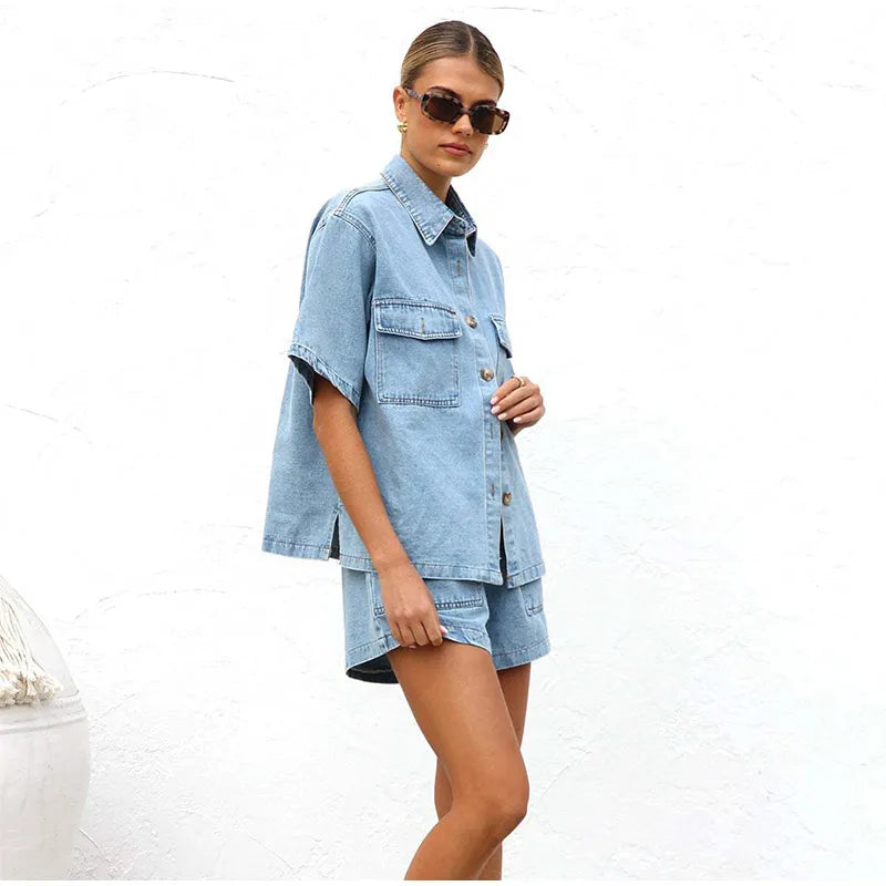 Ensemble en denim 2 pièces Olivia