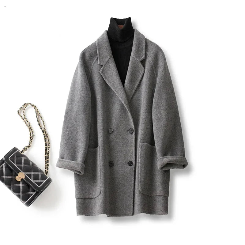 Manteau en laine Amory
