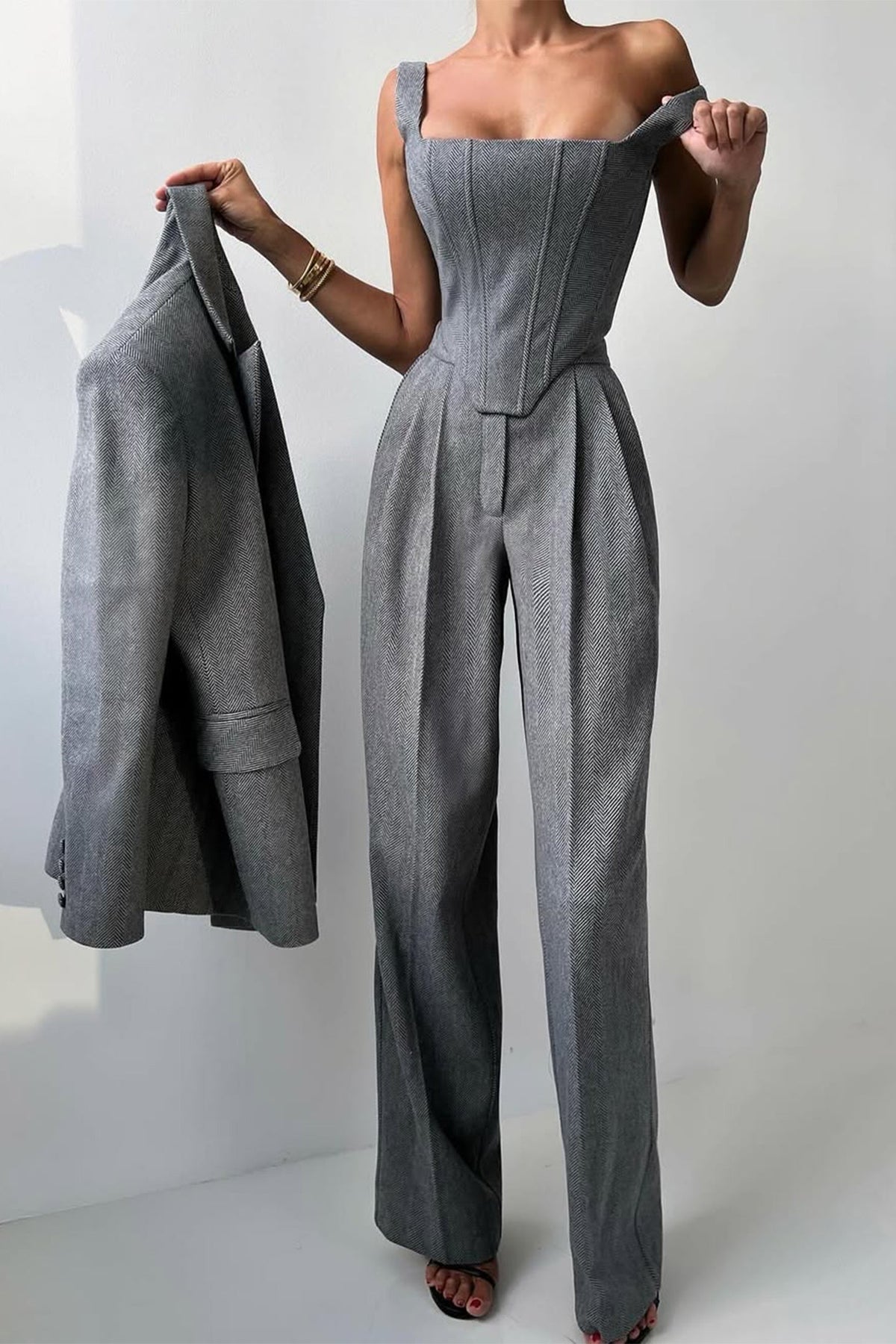 Ensemble trois pièces avec blazer