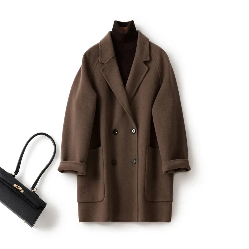 Manteau en laine Amory