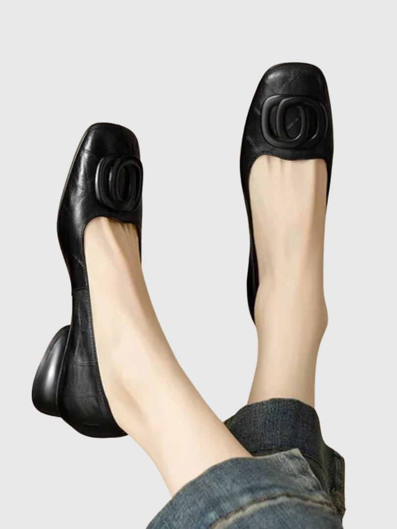Margaux | Ballerines à talon sculpté