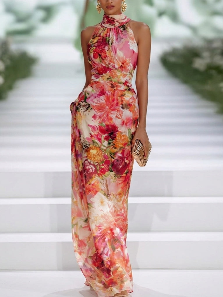 Robe Carmen Fleurie