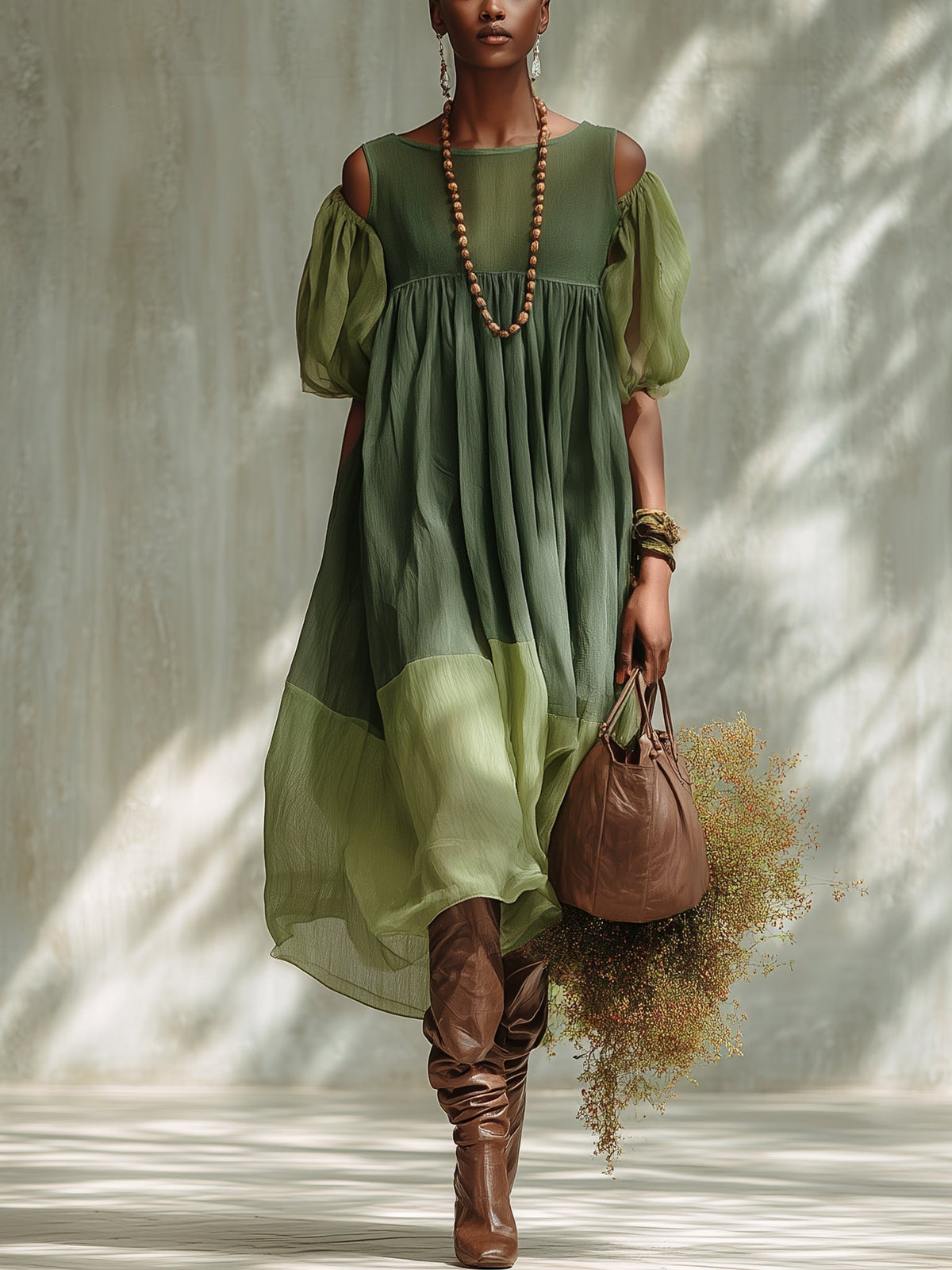 Robe Maren à Épaules Dénudées
