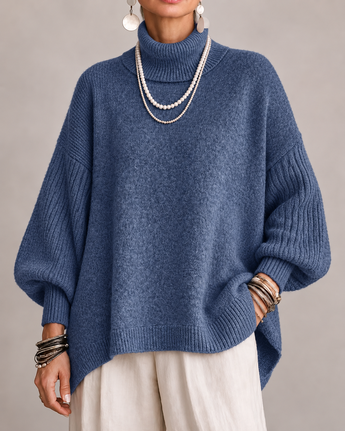 Kathleen | Pull à col roulé élégant