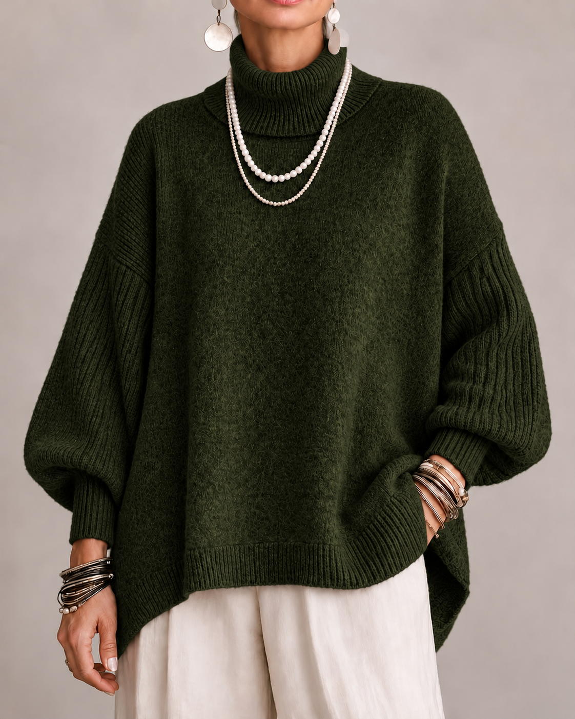 Kathleen | Pull à col roulé élégant