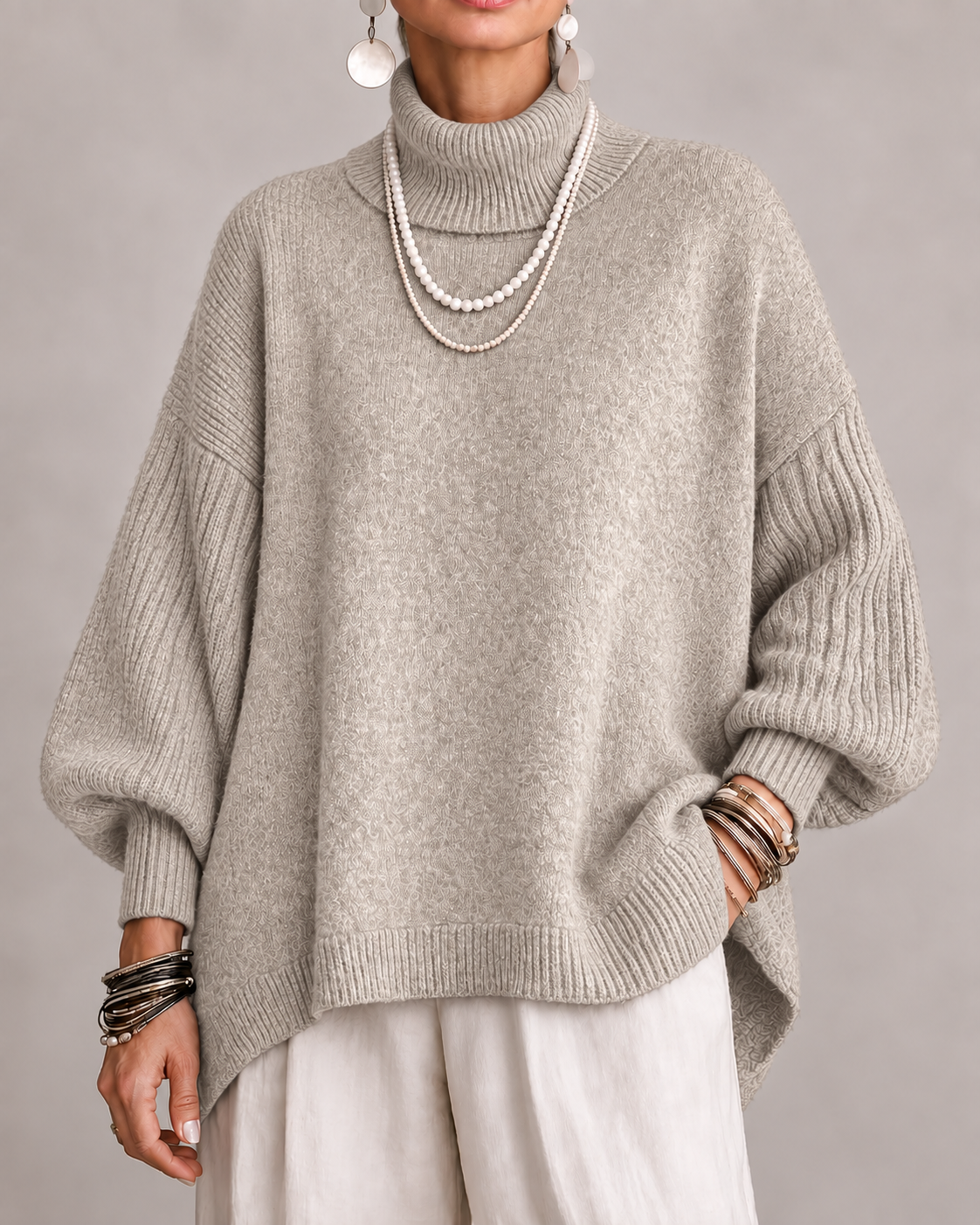Kathleen | Pull à col roulé élégant