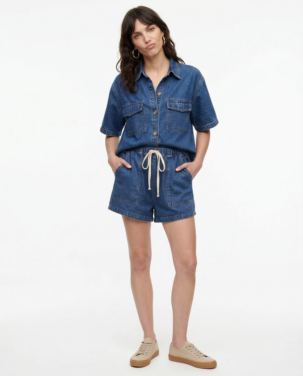 Ensemble en denim 2 pièces Olivia