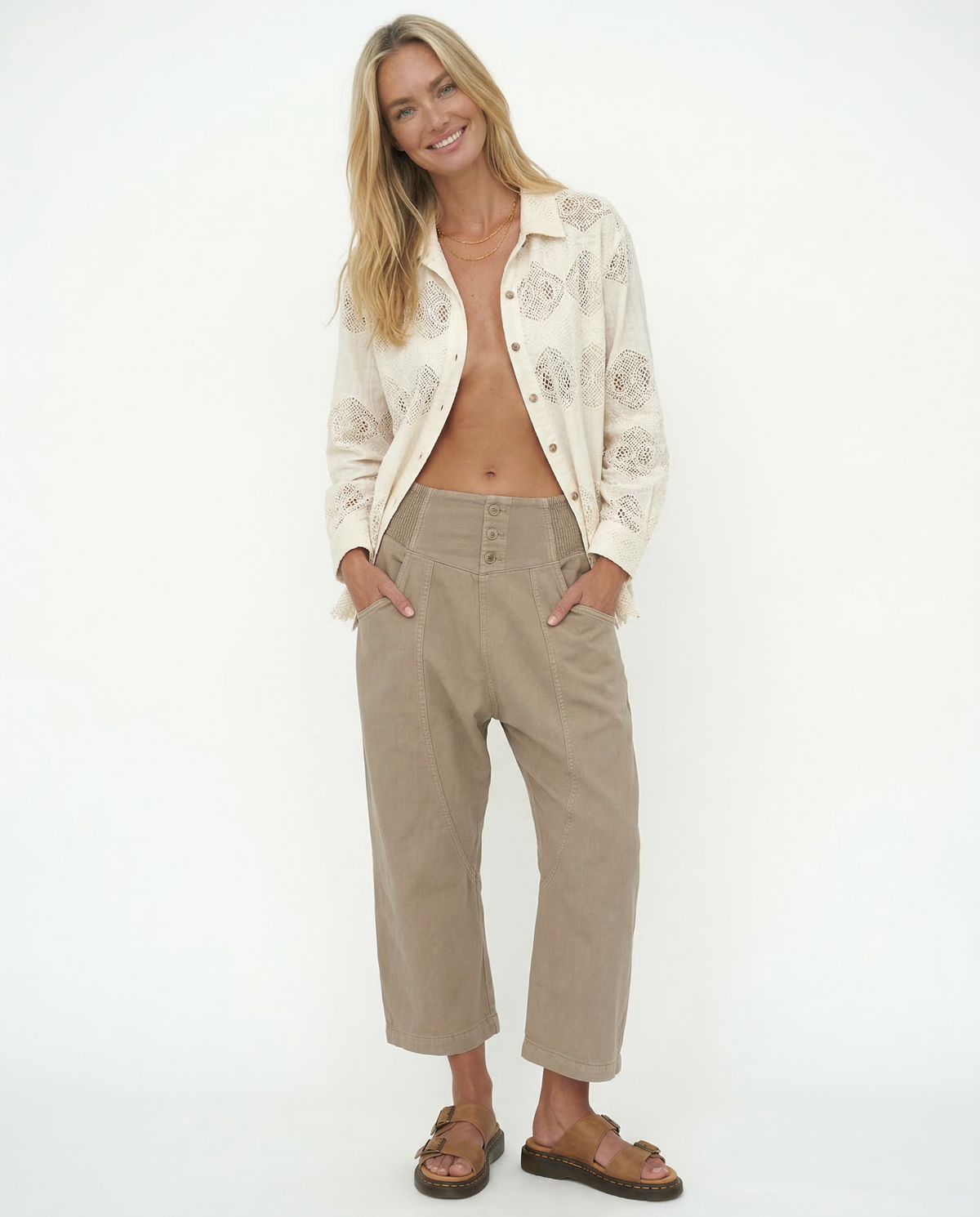 Pantalon Fluence à jambe large