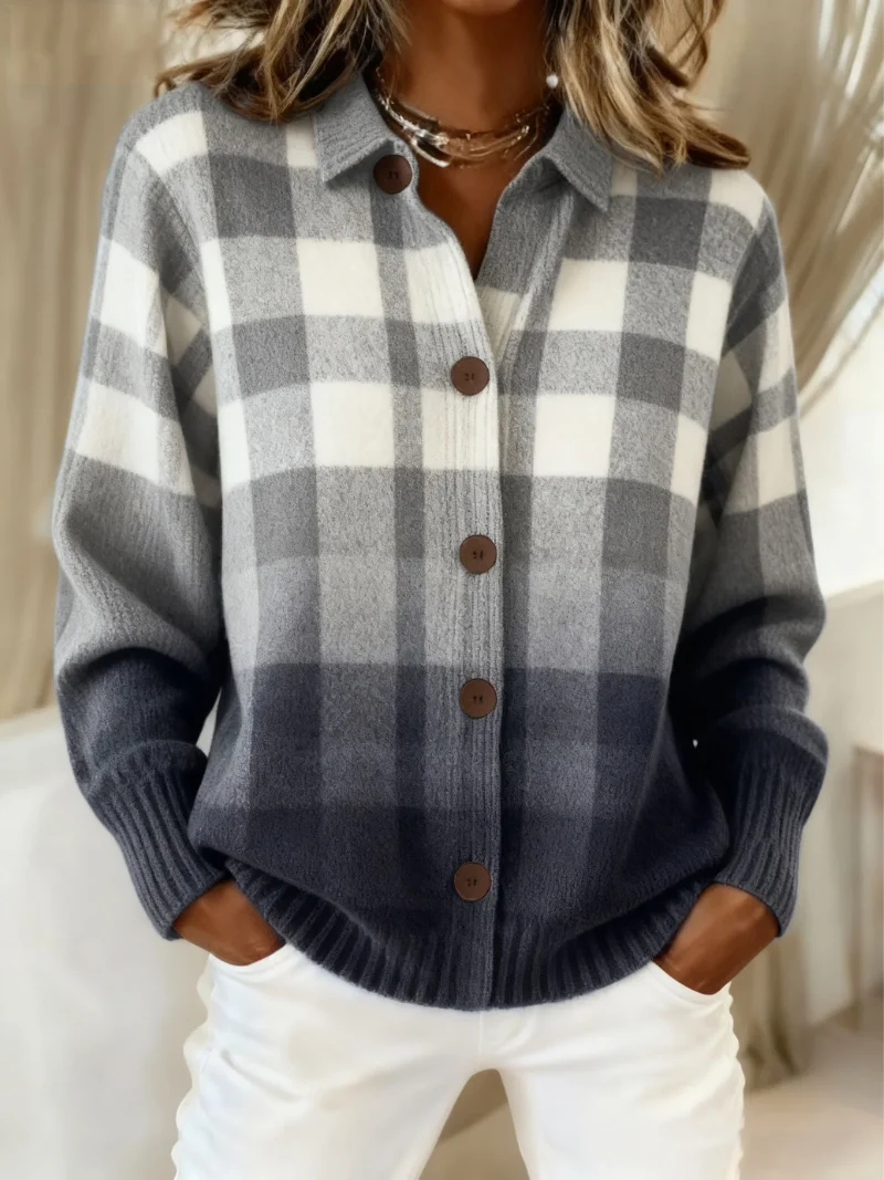 Camille | Gilet rayé en maille